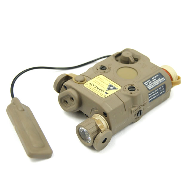 AN/PEQ-15 Red Laser w/ White LED Flashlight Torch IR illuminator